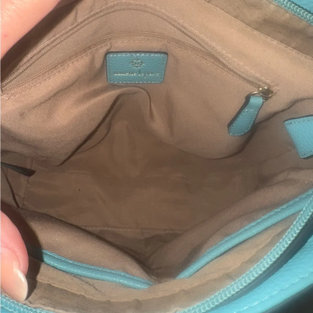 Nanette Lepore Baby Blue Crossbody Handbag Bag Purse